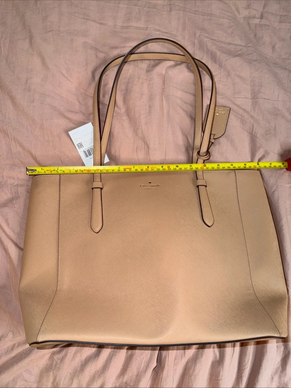 Kate Spade Schuyler Warm Beige Saffiano Tote K7354 NWT $359 Retail